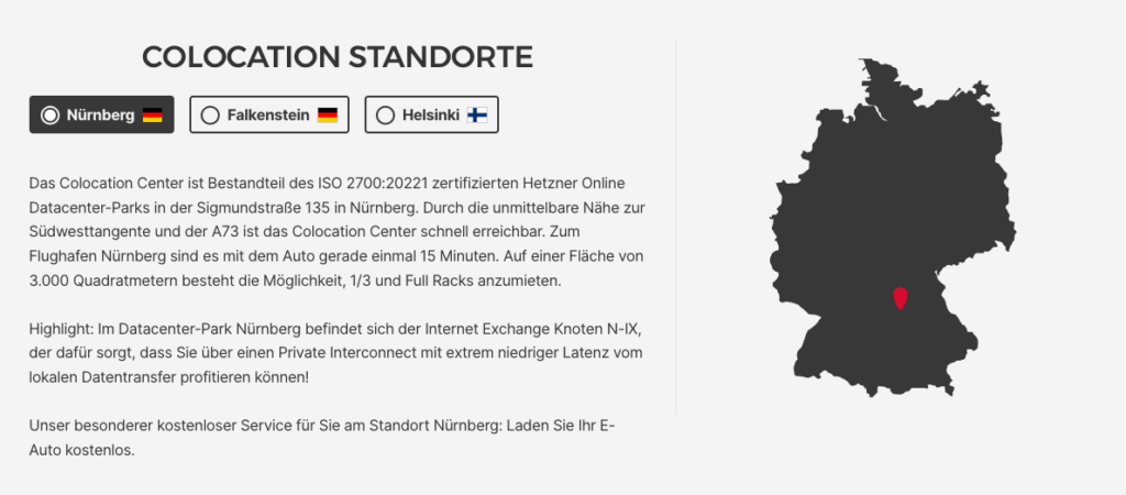 Hetzner-Standorte