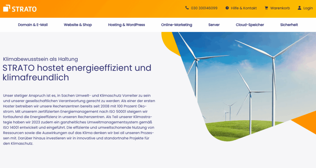 STRATO-Klimatfreundlich