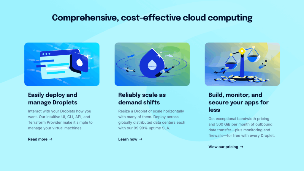 DigitalOcean-Vorteile