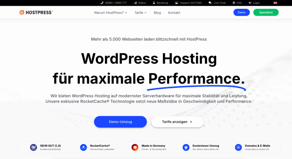 HostPress-Erfahrung