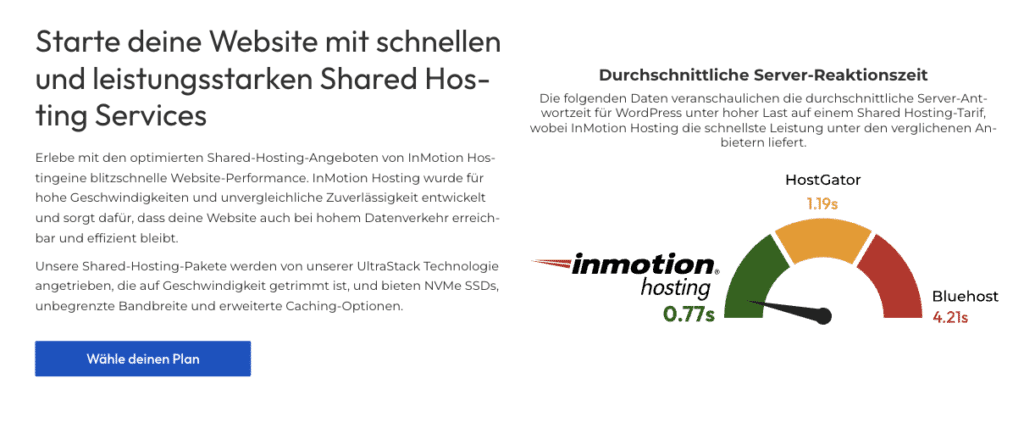 Inmotion-Ladezeiten