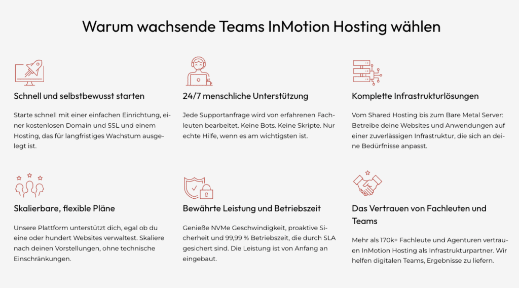 Inmotion-Vorteile