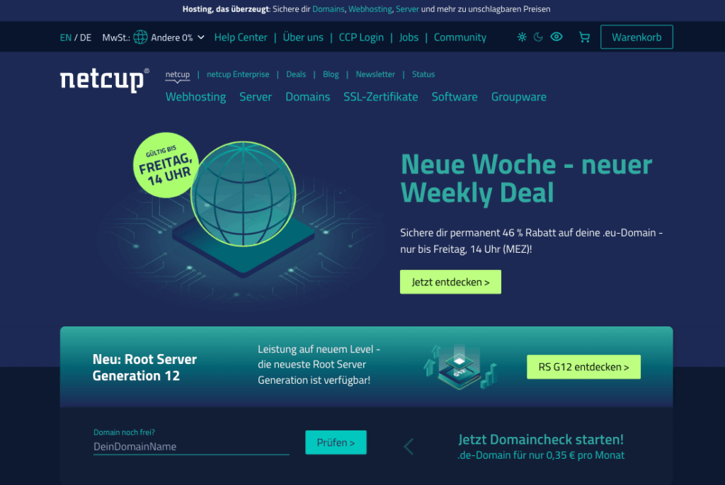 Netcup-Erfahrung