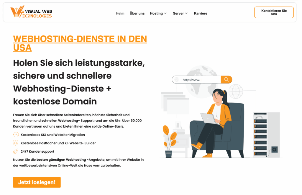 Visualwebtechnologies-Erfahrung