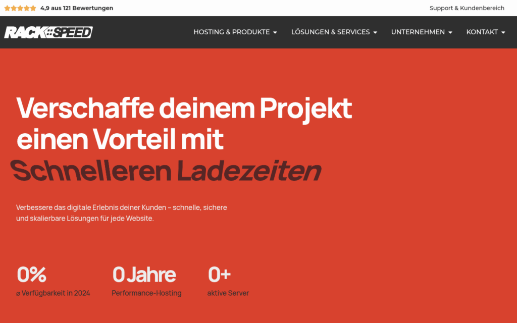 RackSPEED GmbH-Erfahrung